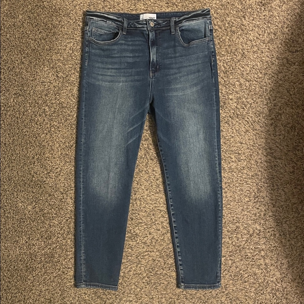 Vervet High Rise Skinny Crop Jeans -size 32